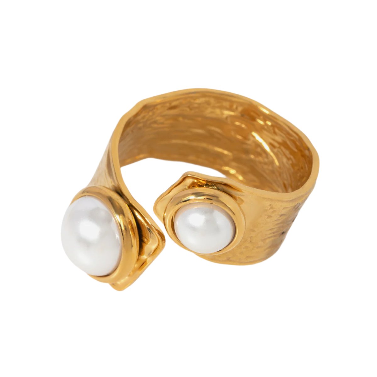 Textured Pearl Ring - Rudaki