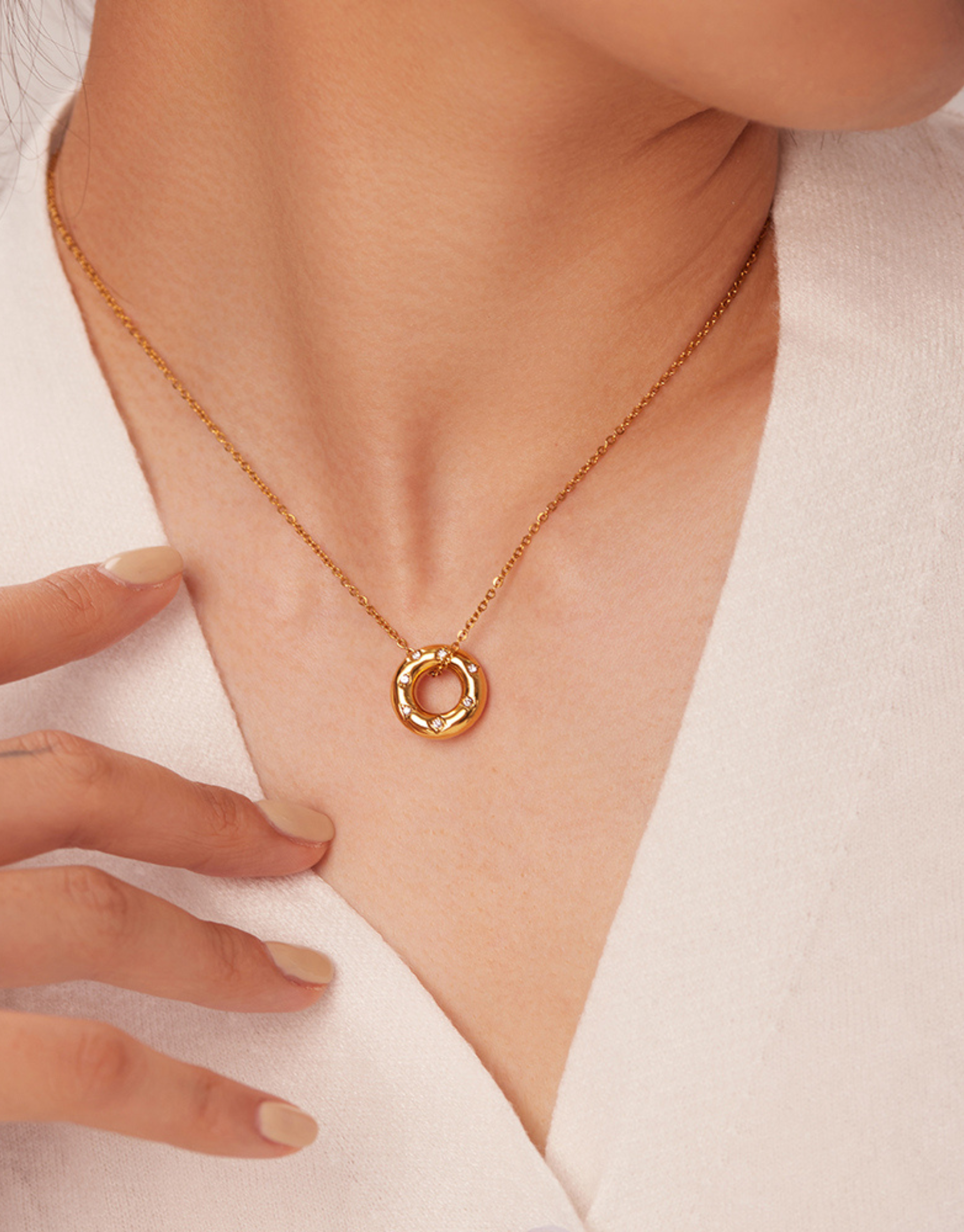 Gold-Plated Stainless Steel Necklace – Rudaki